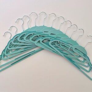 12 green hangers nonslip space saving slimline swivel strap hooks tie organizer